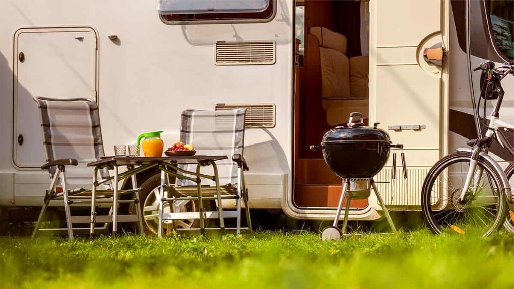 What's the best way to manage waste in a motorhome?