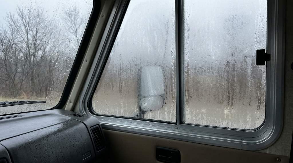 Motorhome window condensation prevention overnight